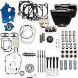 S&S CYCLE 129" Power Package Engine Performance Kit - Gear Drive - Oil Cooled - Non-Highlighted Fins - M8  310-1228