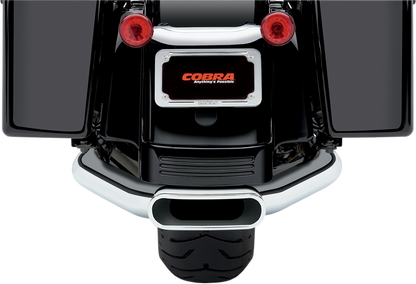 COBRA Center Pro Mufflers - Chrome - '09-'16 FL 6217