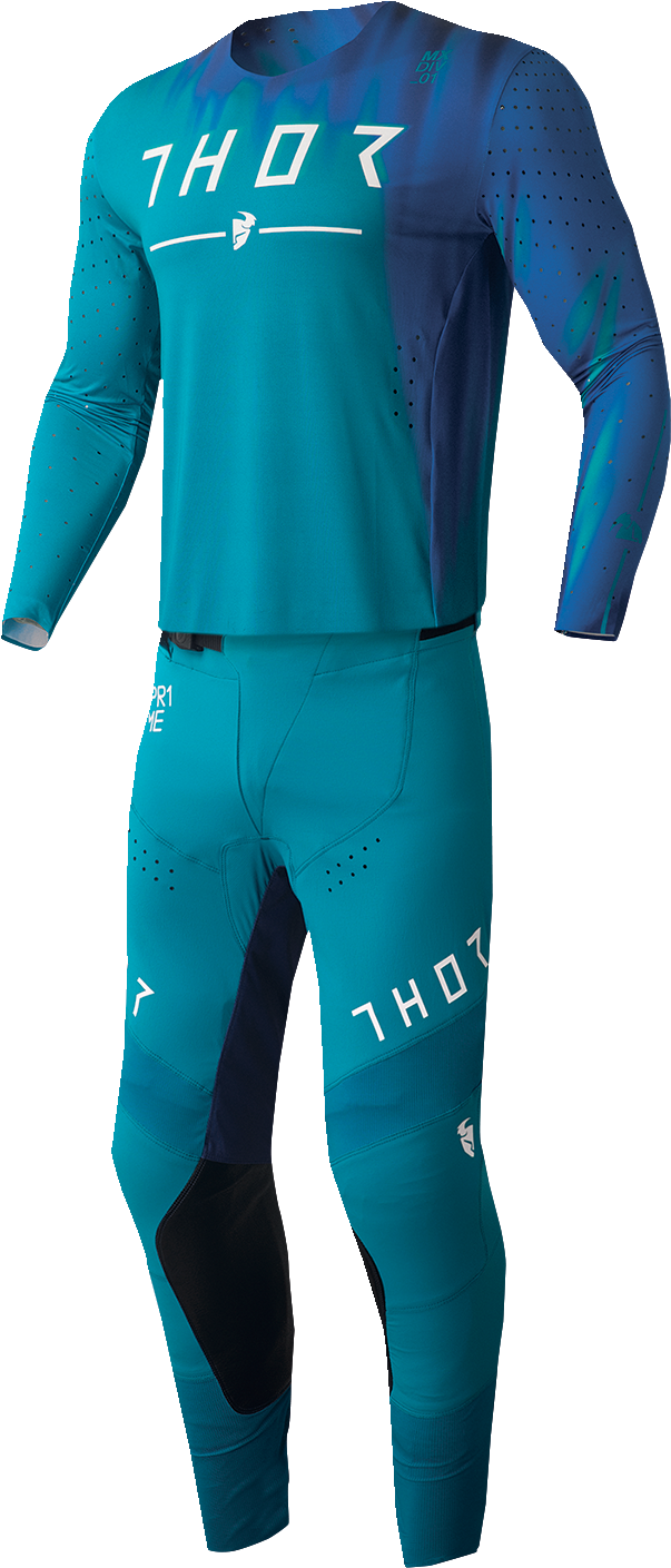 THOR Prime Freeze Jersey - Aqua/Navy - XL 2910-7459