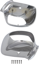 Parts Unlimited Mirror Housings - Chrome 45-1232