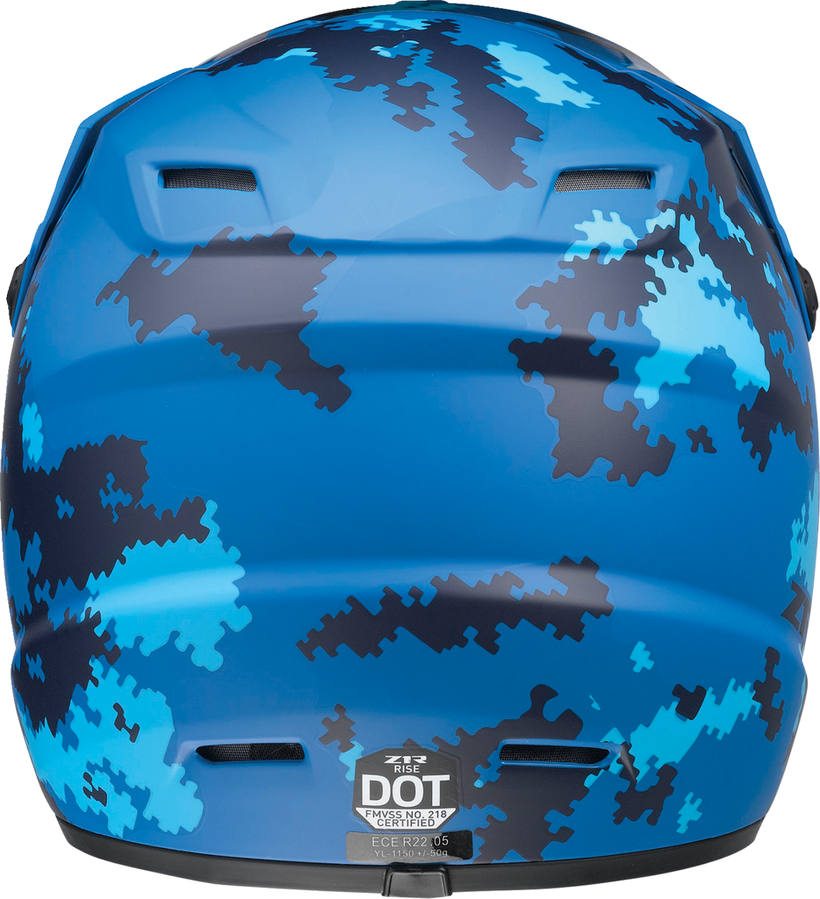 Z1R Youth Rise Helmet - Digi Camo - Blue - Medium 0111-1464