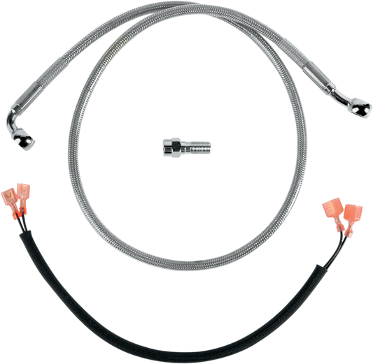 DRAG SPECIALTIES Brake Line - Rear - Stainless Steel 640222