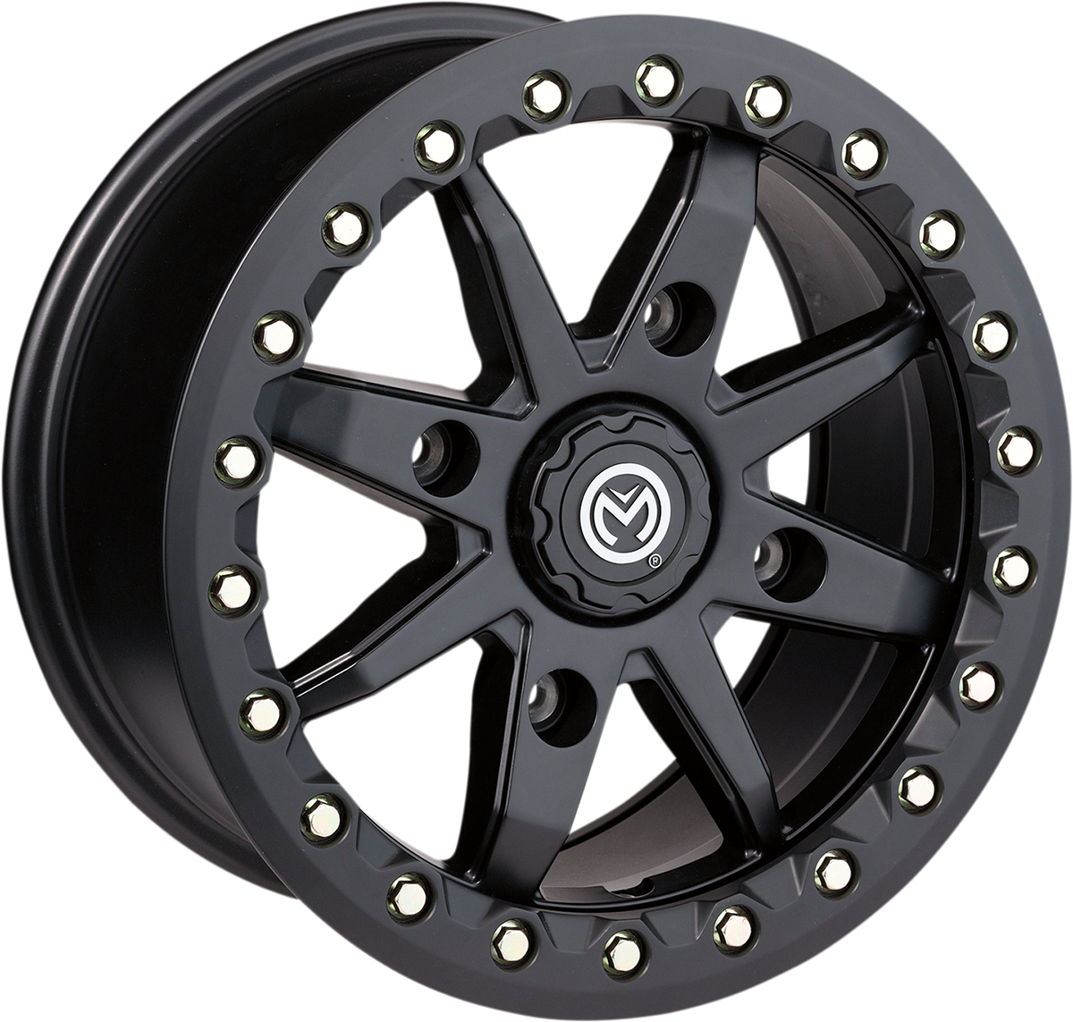 MOOSE UTILITY Wheel - 544X Beadlock - Front/Rear - Black - 14x7 - 4/156 - 5+2 544BL147156SB54