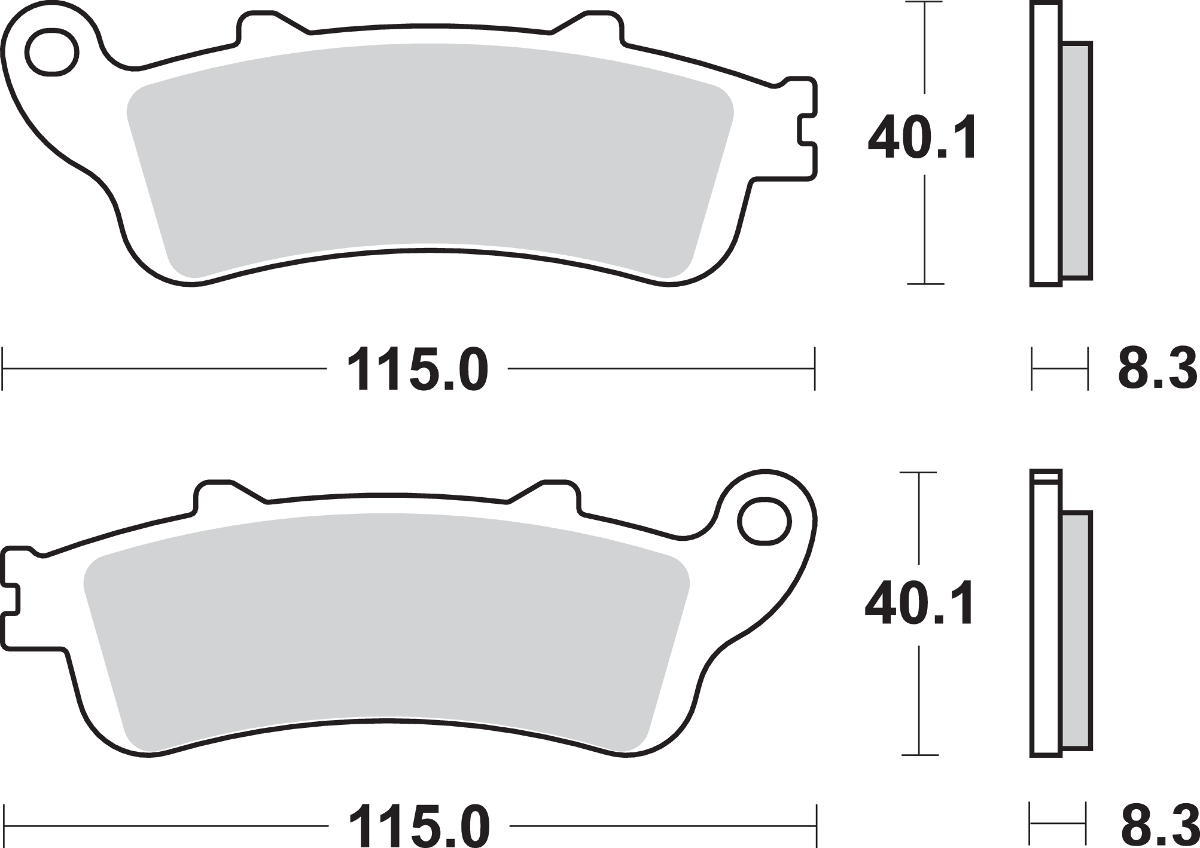 SBS LS Brake Pads - Honda - 736LS 736LS