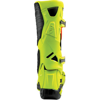 Suelas de repuesto para botas radiales THOR - Negro/Amarillo fluorescente - Talla 7-8 3430-0901 