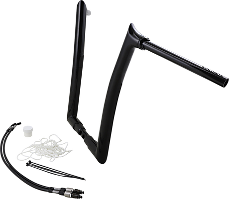 FAT BAGGERS INC. Handlebar Kit - Pointed Top - 16" - Black 809316-B