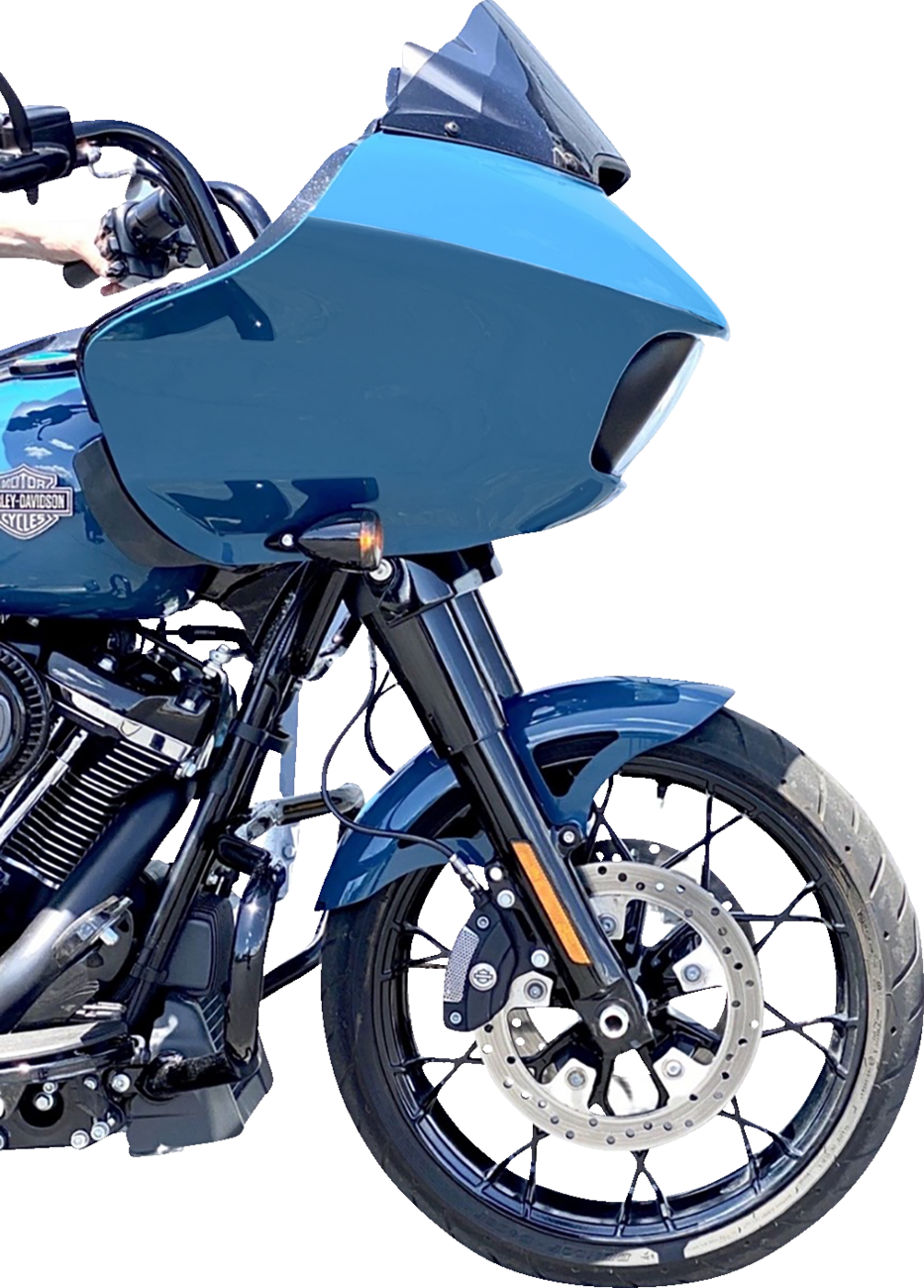 RUSS WERNIMONT DESIGNS Retro Front Fender - For 19" Wheel - 6" W - FLH/FLT RWD-50270