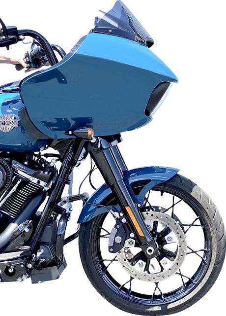 RUSS WERNIMONT DESIGNS Retro Front Fender - For 19" Wheel - 6" W - FLH/FLT RWD-50270