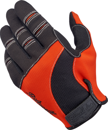 BILTWELL Moto Gloves - Orange/Black - XS 1501-0106-001