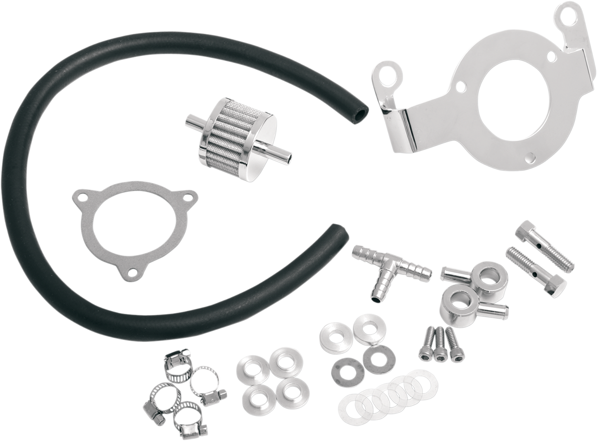 DRAG SPECIALTIES Soporte del filtro de aire con respiradero - '08-'16 FL 120185 