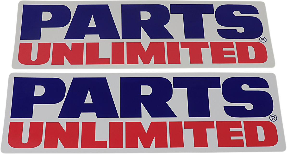 PROMOTIONAL ITEMS VENDOR Parts Unlimited Trailer Decals - 2 Pack PRE68