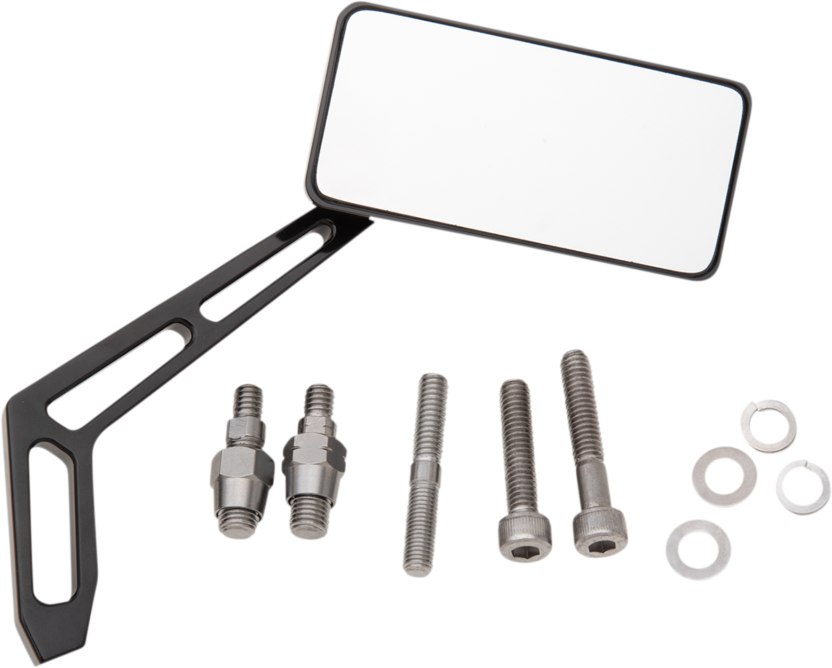 PRO-ONE PERF.MFG. Mirror - Black - Left 102472AB