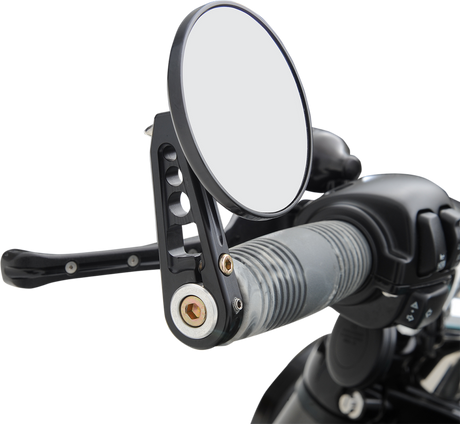 JOKER MACHINE Bar-End Mirror - Black 09-313-DB