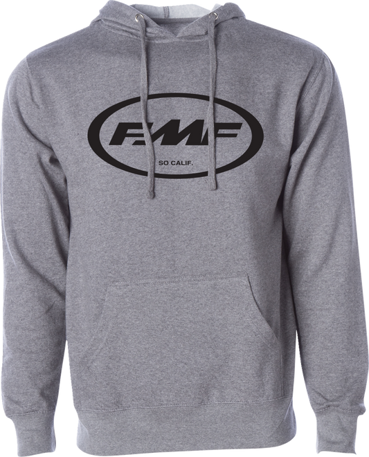 FMF Factory Classic Don Pullover Fleece Hoodie - Gunmetal Heather - Large FA22121903GHRLG 3050-6550