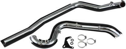 COBRA True Dual Headpipes - Black - '07-'08 FL 6251RB