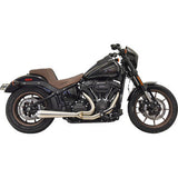 BASSANI XHAUST 2-into-1 Road Rage III Exhaust System Softail  Fat Bob / Street /Rider    - 49-State - Stainless 1S72SSE