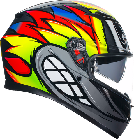 AGV K3 Helmet - Birdy 2.0 - Gray/Yellow/Red - XL 2118381004012XL