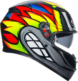 Casco AGV K3 - Birdy 2.0 - Gris/Amarillo/Rojo - Pequeño 2118381004012S 