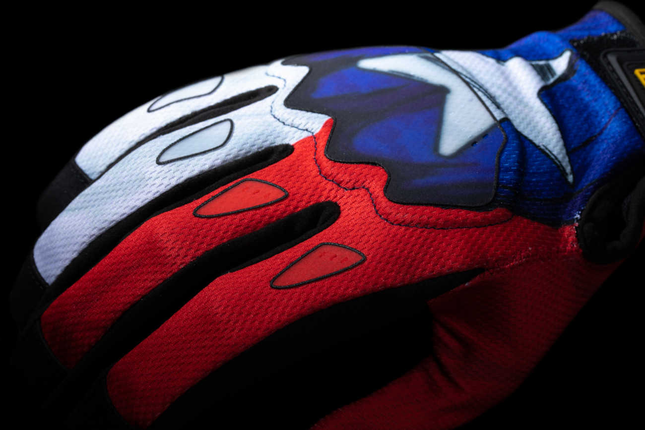 ICON Hooligan™ CE Tejas Libre Gloves - Blue - 2XL 3301-4720