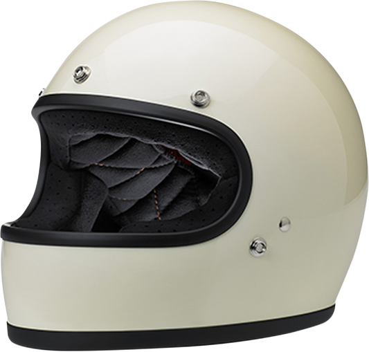 BILTWELL Gringo Helmet - Gloss Vintage White - Small 1002-102-102