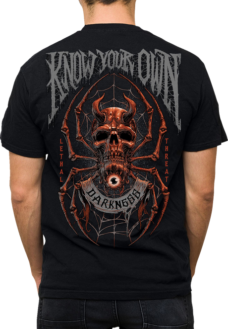 LETHAL THREAT Know Your Darkness T-Shirt - Black - 4XL LT20902-4XL