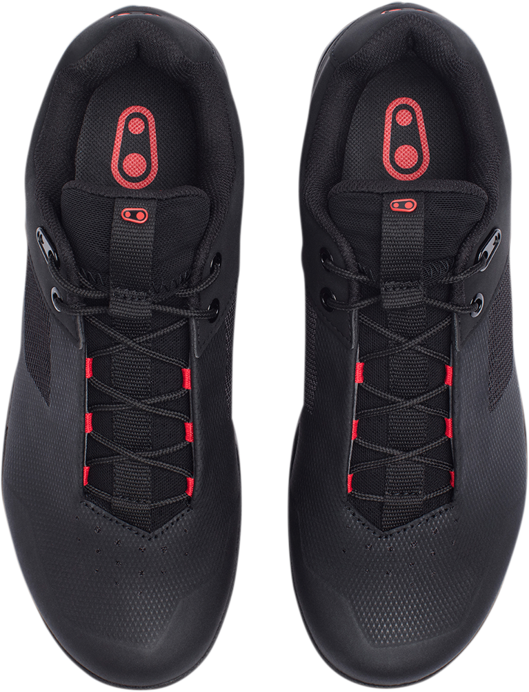 CRANKBROTHERS Mallet Lace Shoes - Black/Red - US 10 MAL01030A-10.0