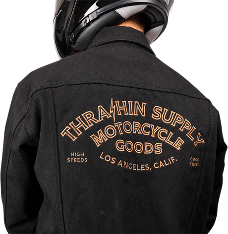THRASHIN SUPPLY CO. Highway Jacket - Black - Medium TMJ-01-09