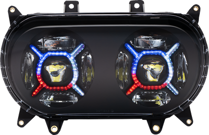 CUSTOM DYNAMICS ProGLOW™ Headlight - Black - Road Glide PG-RG-B