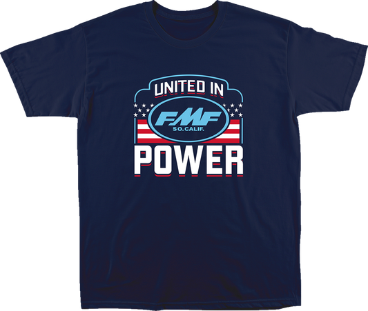 FMF United in Power T-Shirt - Navy - Medium SP23118910NVYM 3030-23073