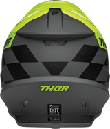 THOR Sector Helmet - Birdrock - Gray/Acid - 3XL 0110-7366