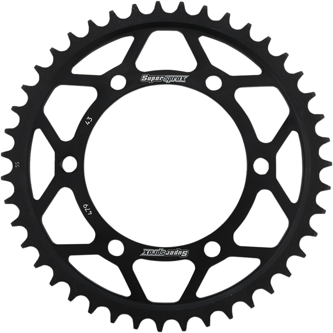 SUPERSPROX Rear Sprocket - 43 Tooth RFE-479-43-BLK