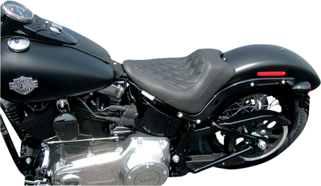 MUSTANG Seat - Wide Tripper Solo - without Backrest - Diamond - Black 76762