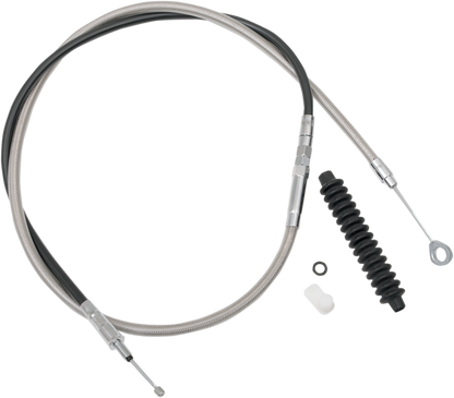 DRAG SPECIALTIES Clutch Cable - Braided 5322400HE