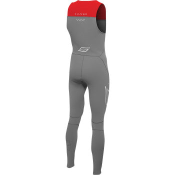 SLIPPERY Breaker Wetsuit - Charcoal/Red - Large 3201-0284