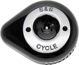 S&S CYCLE Slasher Air Cleaner Cover - Black 170-0533