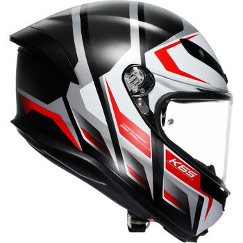 AGV K6 S Helmet - Karve - Matte Black/White/Red - Small 2118395002-025-S