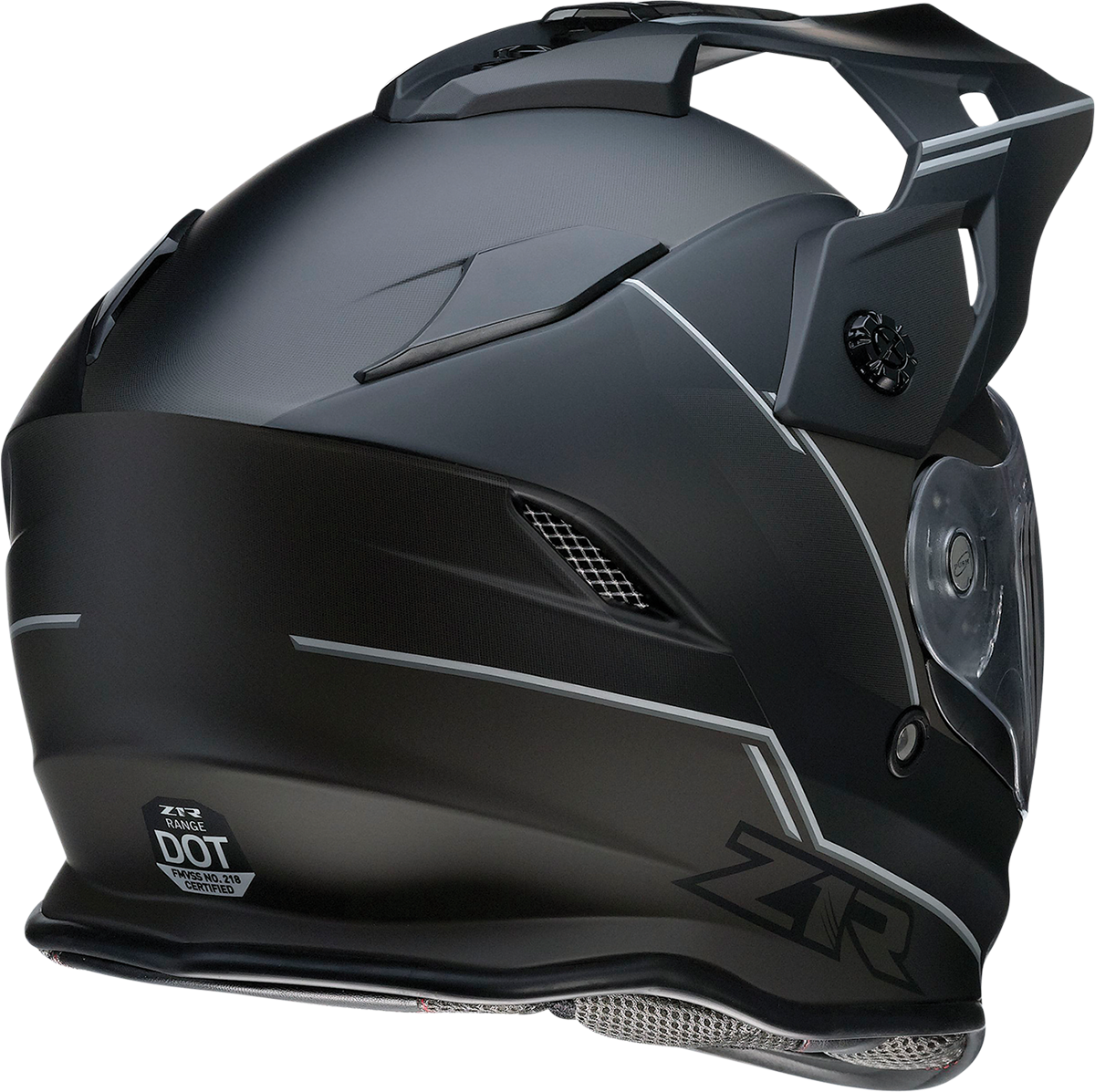 Z1R Range Helmet - Bladestorm - Black/White - Medium 0101-14049