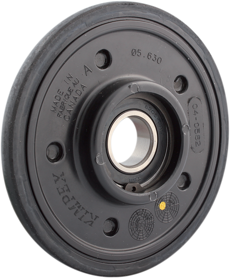KIMPEX Idler Wheel with Bearing 6205-2RS - Without Insert - Black - Group 1 - 5.63" OD x 1" ID 298931