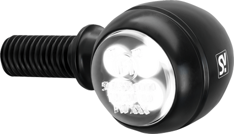 HIGHSIDER Run/Turn Signal - Amber/White - Black 204-297