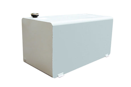 Deezee Universal Tanks - Short Rectangle White Steel DZ 91753S