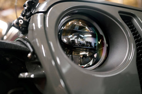 DV8 Offroad 18-22 Jeep Gladiator Wrangler LED Projector Headlights HLCJL-02