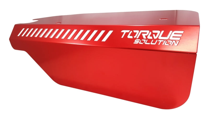 Torque Solution Engine Pulley Cover 2015+ Subaru WRX/2014+ Forester XT - Red TS-SU-289R