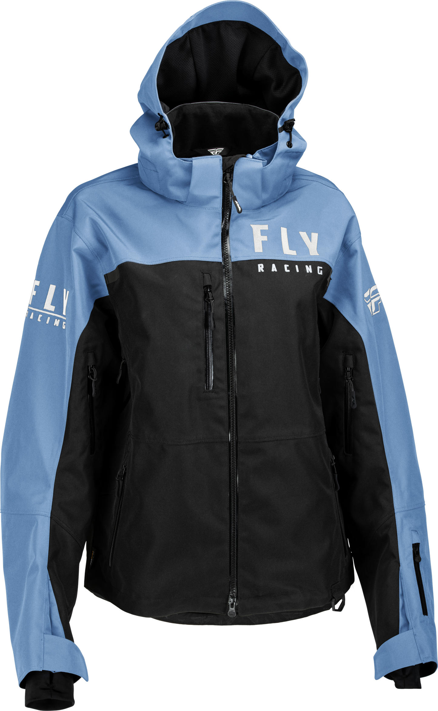 FLY RACING Women's Carbon Jacket Black/Blue Sm 470-4501S