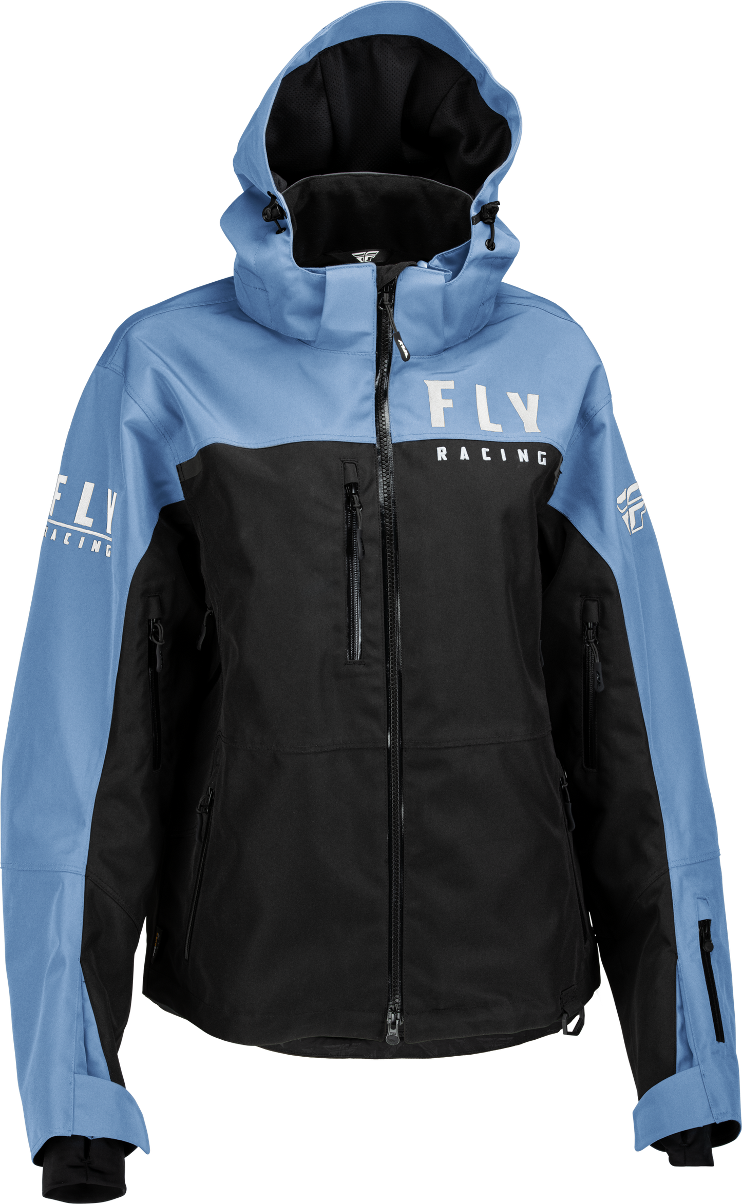 FLY RACING Women's Carbon Jacket Black/Blue Xl 470-4501X