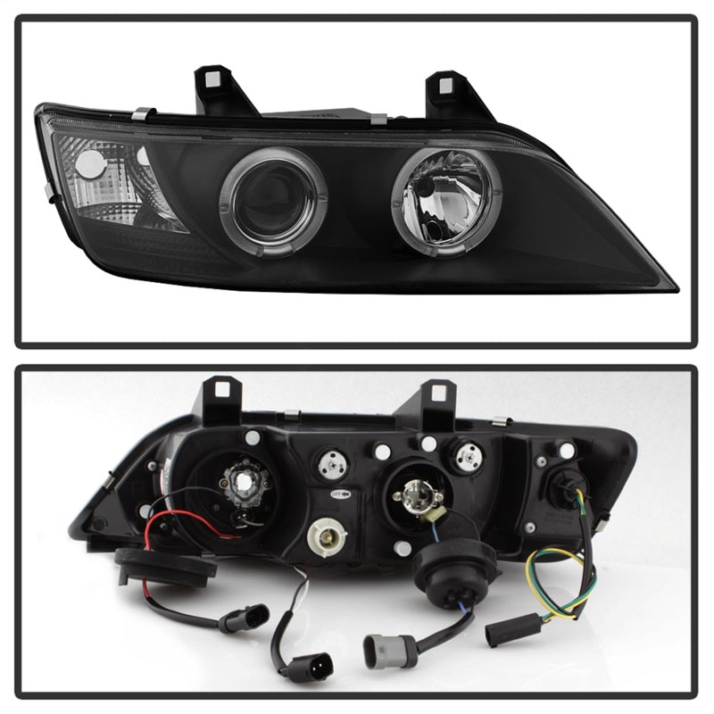 Spyder BMW Z3 96-02 Projector Headlights LED Halo Black High H1 Low H1 PRO-YD-BMWZ396-HL-BK 5009081