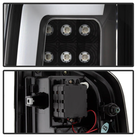 Spyder Chevy Colorado 2015-2017 Light Bar LED Tail Lights - Black ALT-YD-CCO15-LED-BK 5084576