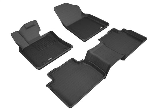 3D MAXpider 2018-2020 Toyota Camry Kagu 1st & 2nd Row Floormats - Black L1TY23701509