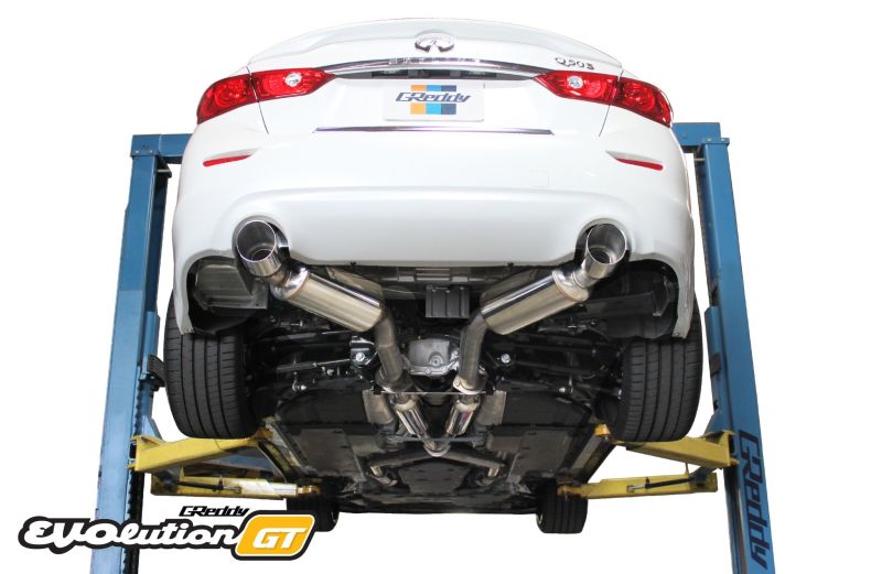 GReddy 16+ Infiniti Q50 Evolution (RWD ONLY) GT Cat-Back Exhaust 10128306