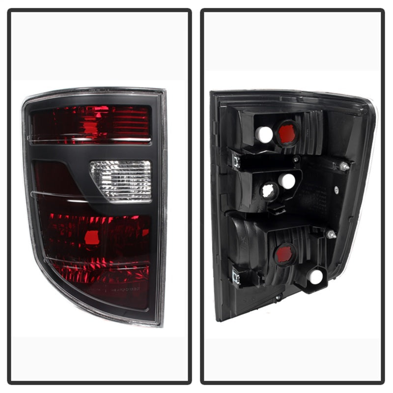 Xtune Honda Ridgeline Pickup 06-08 OEM Style Tail Lights Red Smoked ALT-JH-HRID06-OE-RSM 9033193