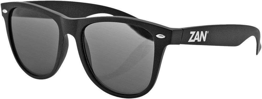 ZAN Throwback Minty Sunglasses Matte Black W/Smoke Lens EZMT01